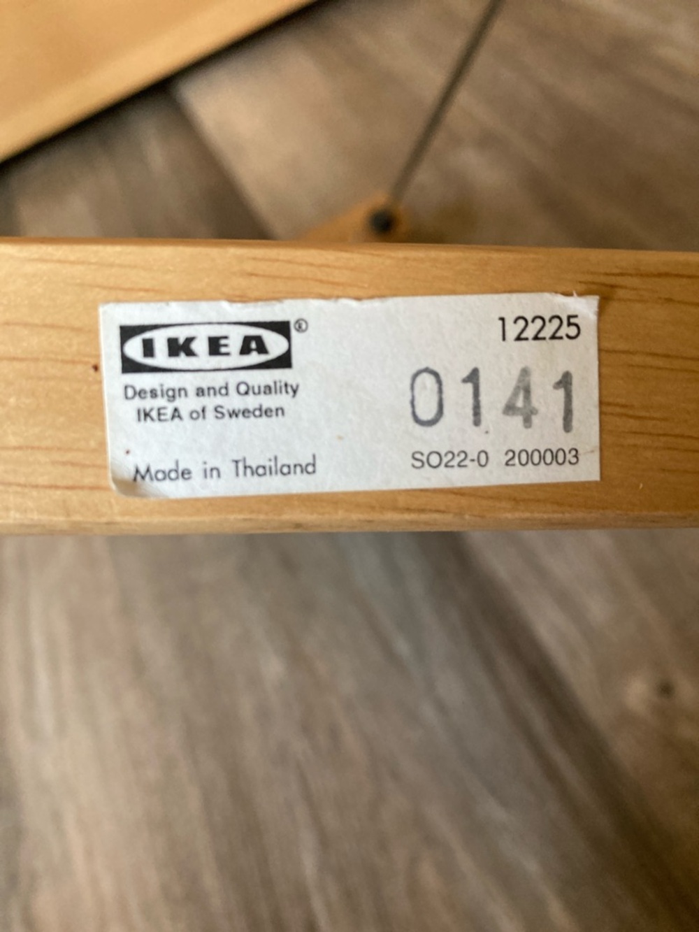 IKEA Wooden Abacus Counting Toy - Multi-Color - Picture 4 of 4